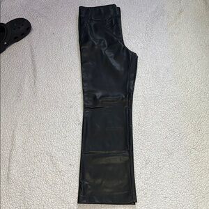 ZARA Black Faux Leather Pants